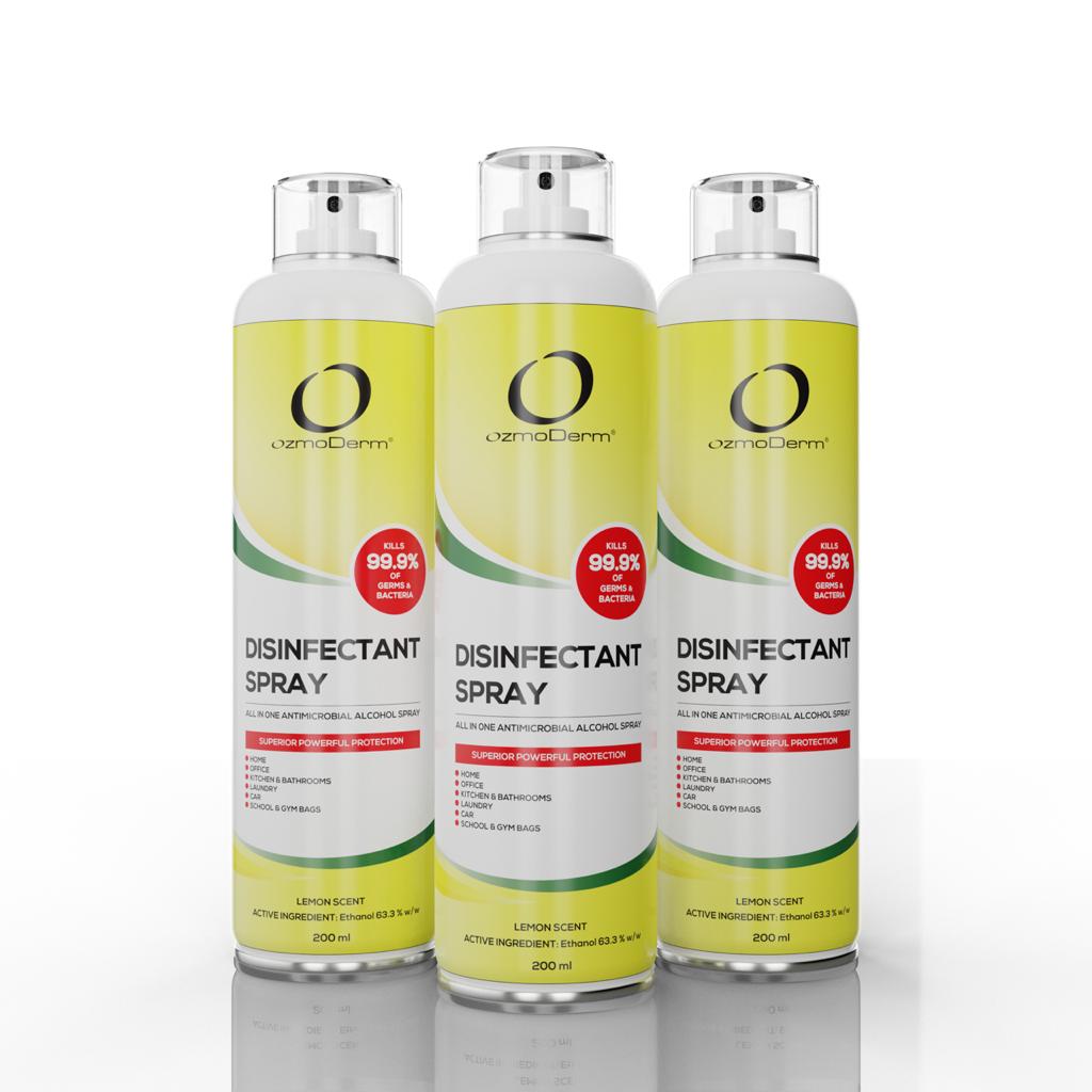 ozmoDerm Air Freshener & Disinfectant Spray- 200ML